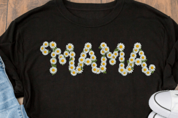 Download Word Mama Made of White Daisies Yellow - Premium Resources