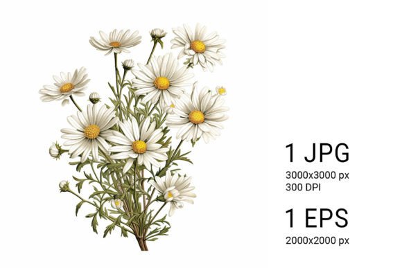 Download White Daisies on White Background - White daisies Collection