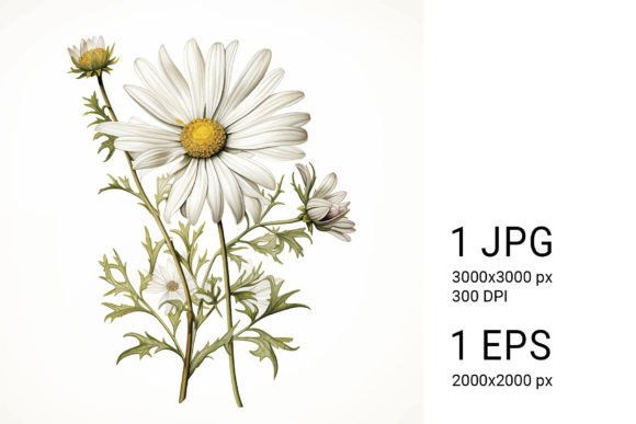 Download White Daisies on White Background - White daisies Collection