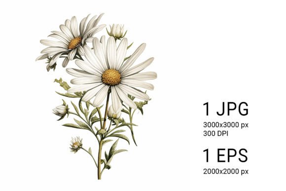 Download White Daisies on White Background - White daisies Collection
