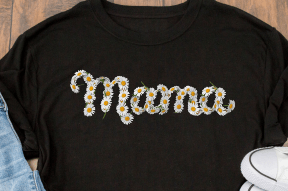 Download White Daisies Forming the Word Mama - White daisies Collection